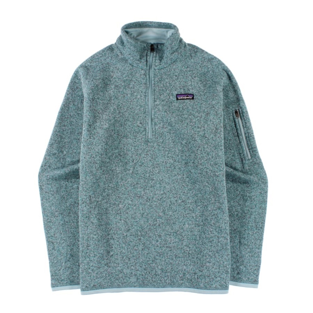 Patagonia Women's Better Sweater® 1/4-Zip Tubular Blue W/Crevasse Blue XS
